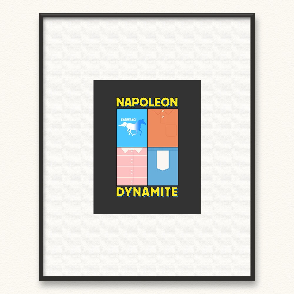 Napoleon Dynamite Minimalist Giclée Art Print Choose Color - Etsy