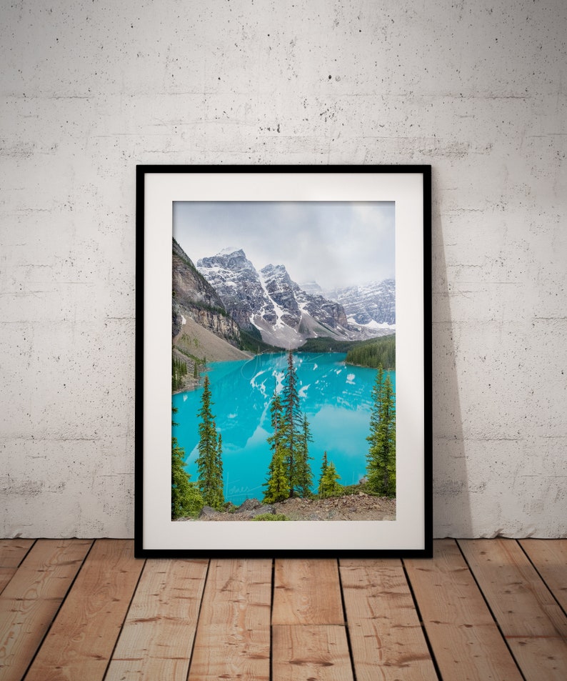 Moraine Lake, Banff Canada Wall Art Etsy UK