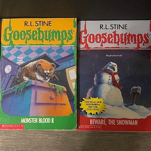 GooseBumps / R.L. Stine / Vintage Horror / Mystery Books / 1990s image 4