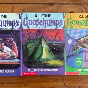 GooseBumps / R.L. Stine / Vintage Horror / Mystery Books / 1990s image 5