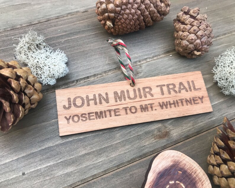 John Muir Trail Sign Ornament