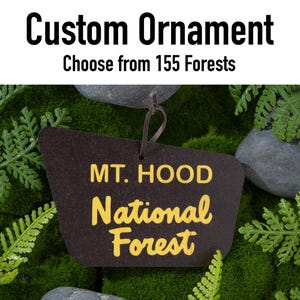 Custom National Forest Ornament