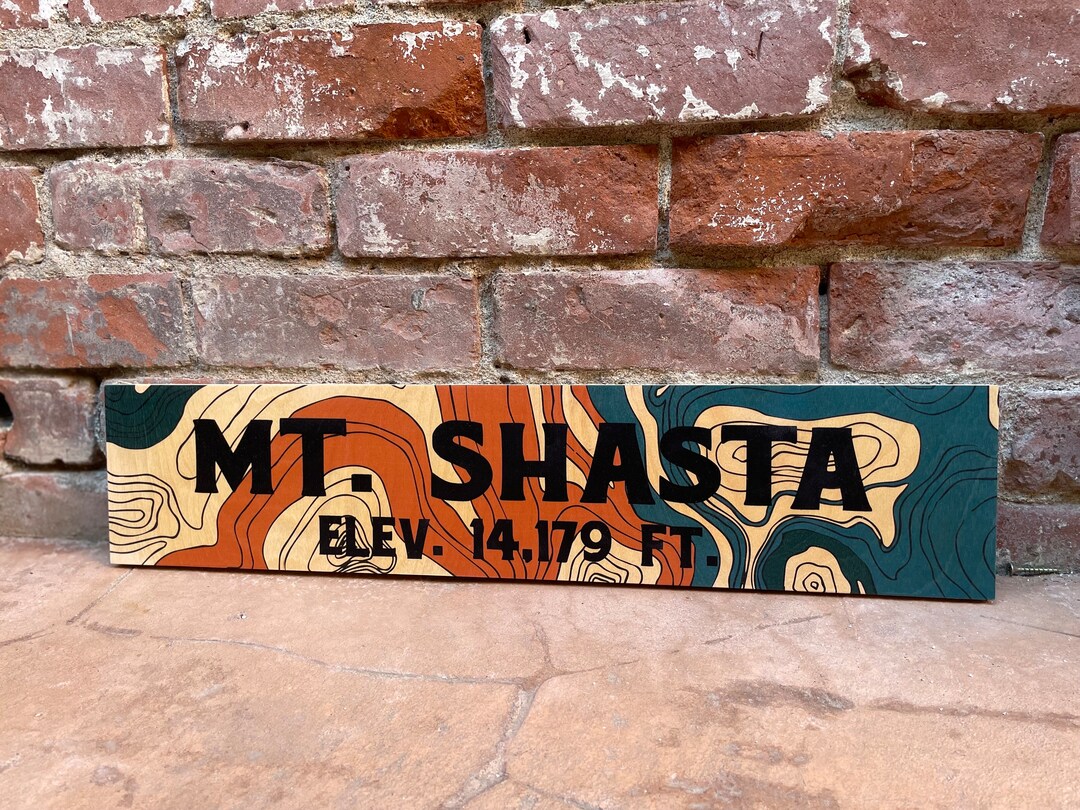 Summit Sign Custom Mt. Shasta Summit Sign - Etsy