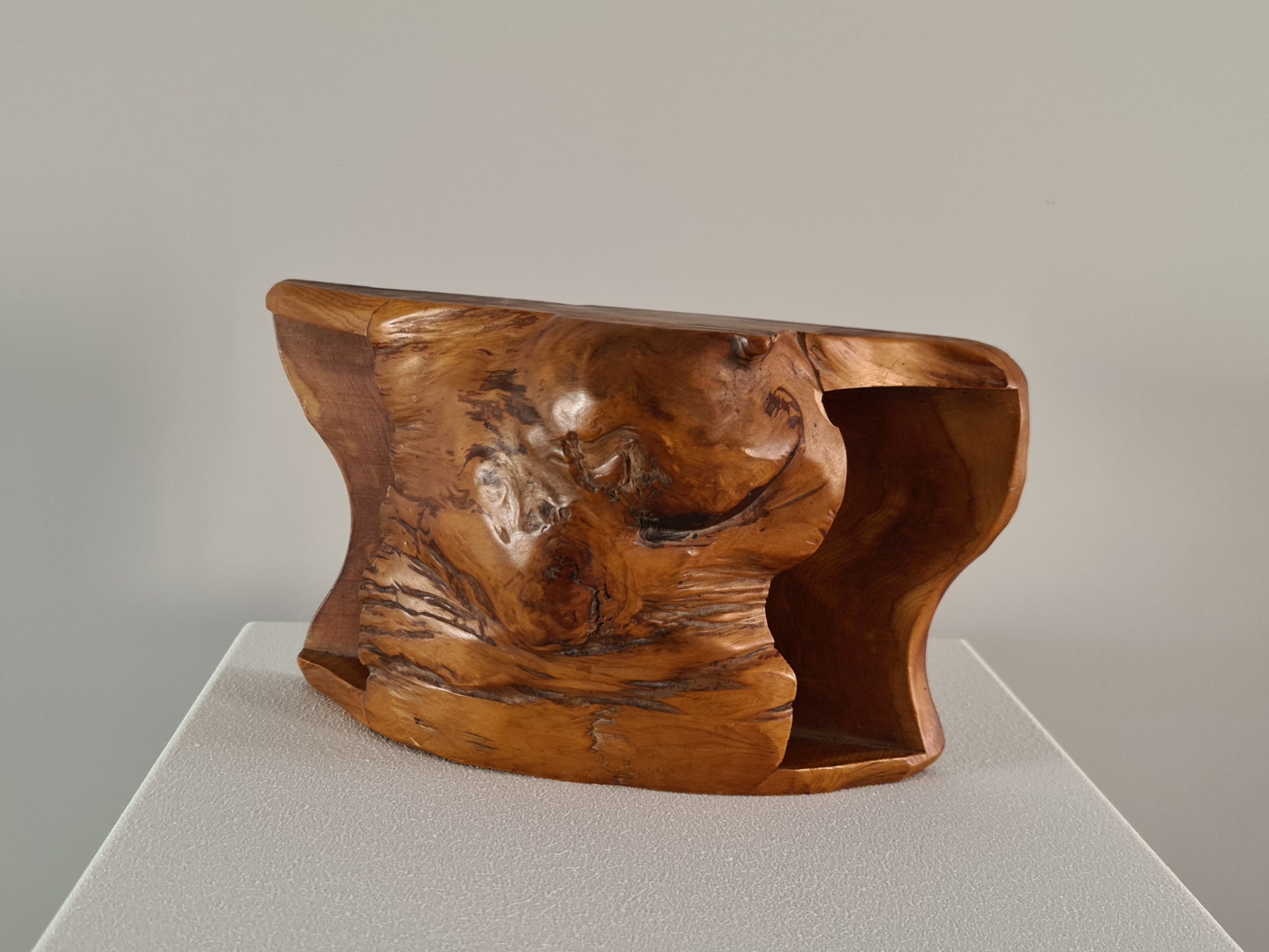ビンテージ　70s wood sculpture オリーブ ビンテージ 70s wood sculpture オリーブ