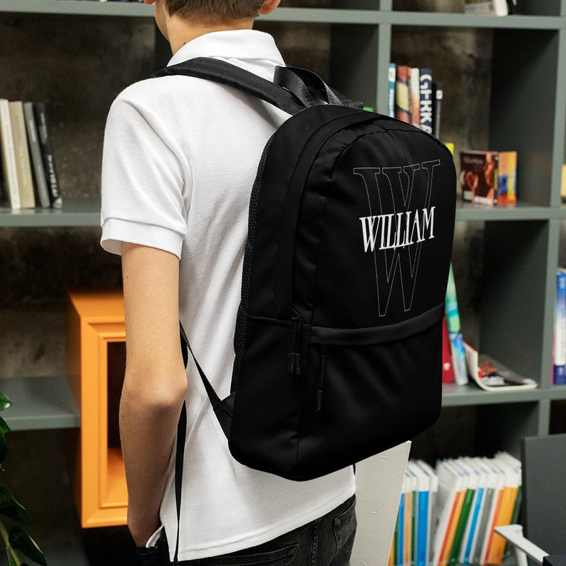 Kids Children Teenagers School Student Rucksack Back To School Bag Backpack Unisex Personalized Monogram Name Backpack