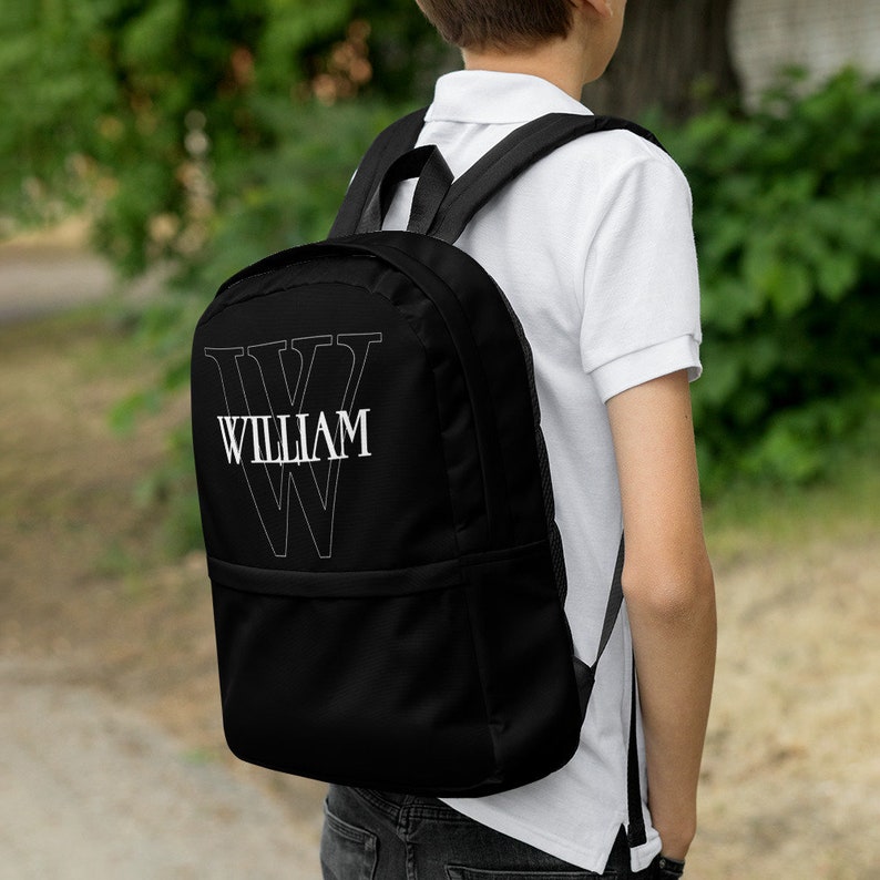 Kids Children Teenagers School Student Rucksack Back To School Bag Backpack Unisex Personalized Monogram Name Backpack