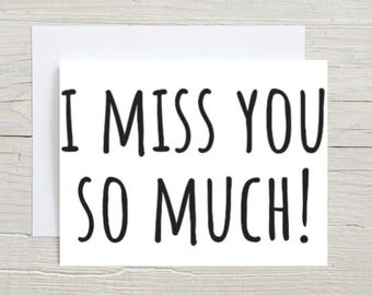 I Miss You Card: Long Distance, Thinking of You