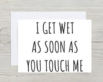 Sexy Valentine Card For Boyfriend, Funny Anniversary Card For Husband, Valentines Day Card