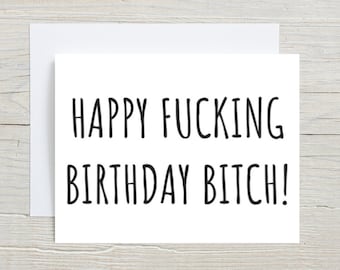 Funny Birthday Card For Her - Happy Birthday Best Friend