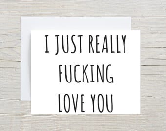 I Love You-kaart voor vriend, jubileumkaart voor vriendin, liefdesbriefjes voor haar