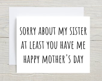 Tarjeta divertida del Día de la Madre