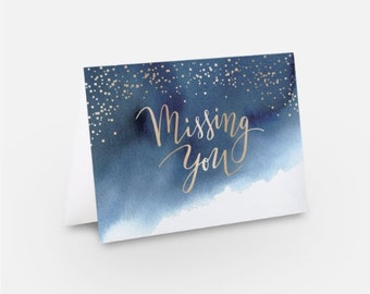 Missing You Card For Boyfriend, Long Distance Card Girlfriend, I Miss Your Face Card For Him, Deployment Card. Missing You Every Second