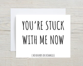 Funny Anniversary Card For Boyfriend, Funny Cards For Girlfriend, Birthday Card For Him