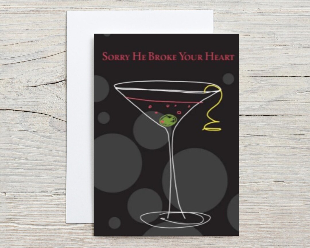 Breakup Card for Friend, Divorce Card for Her, Separation Card for Best ...