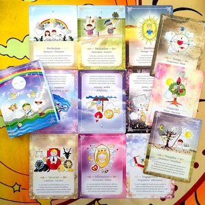 Oracle de mes Anges Gardiens - jeu de 60 cartes conseils pour tout domaine de vie, l'amour, le travail, la spiritualité, la créativité