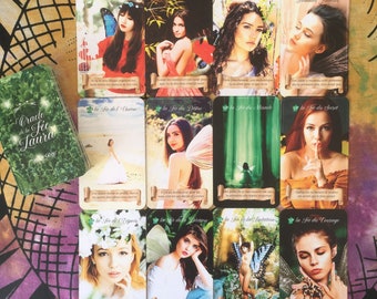 Oracle of the Fairy Laura - set of 70 advice cards for all areas of life including love, work, spirituality, creativity