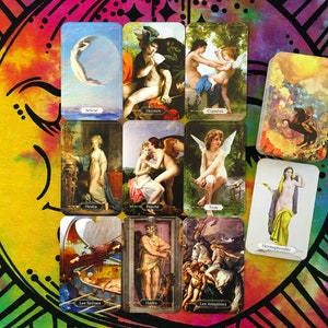 Mythologic Oracle - jeu de 85 cartes sur la mythologie grecque et romaine, dieux et déesses, héros, nymphes, créatures et légendes