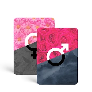 Pack Yin Yang - Oracle du Masculin, 80 cartes, 40 positives et 40 négatives sur le masculin, et Auracle de la Féminine, 80 cartes également