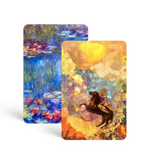 Pack Culture - Painting Tarot, jeu de 78 cartes de tarot utilisant des peintures célèbres, et Mythologic Oracle, jeu oracle de 85 cartes