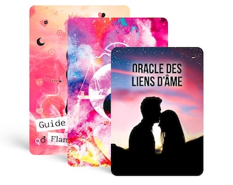 Pack Parcours - 3 Jeux - Guide de Survie en Parcours Flammes Jumelles, 80 cartes, Artarot des Flammes Jumelles et Oracle des Liens d'Âme