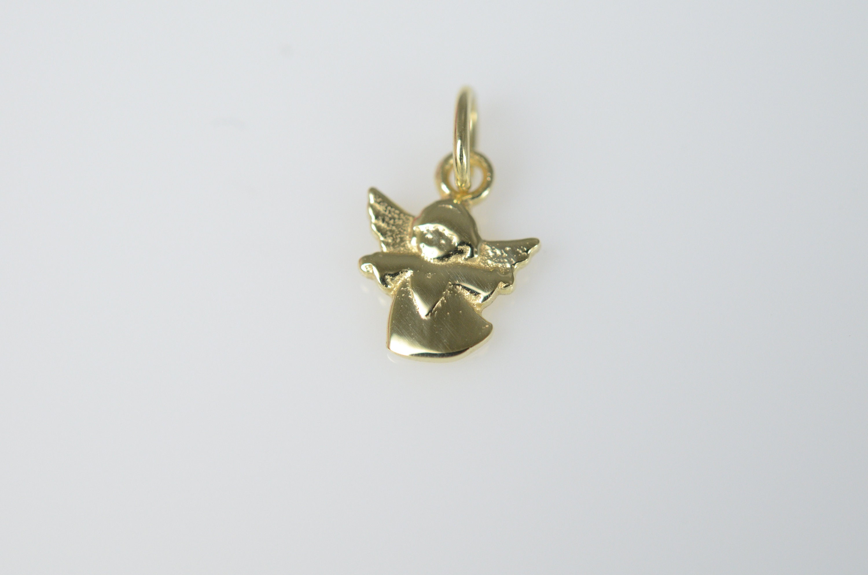 Mini Angel Gold Pendant Guardian Angel 