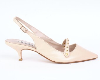 Nude Kitten Heels - Etsy