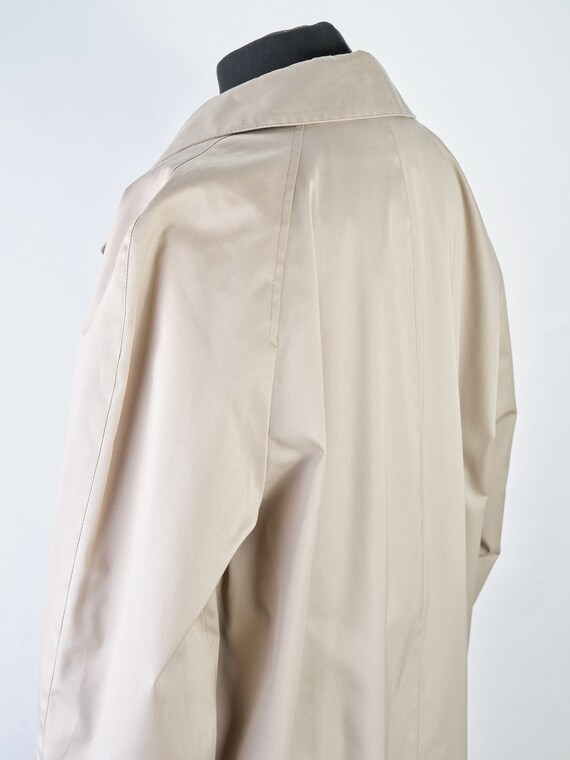 Manteau Trench Long Vintage Y2K - Laine/Mohair - Taille XL - Noir - Occasion Très Bon état