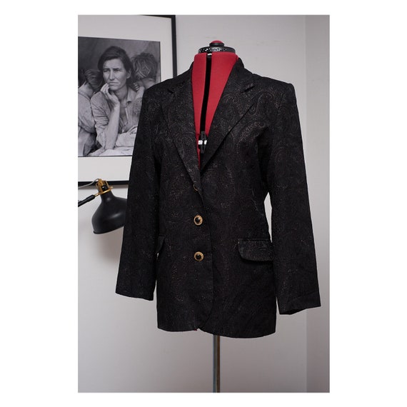 90s oversized blazer COLEZZIONI. Vintage woman's o