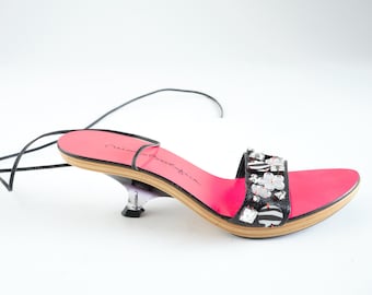 Mules de tacón bajo Mario Bologna estilo Y2K - Talla 36 europea vintage