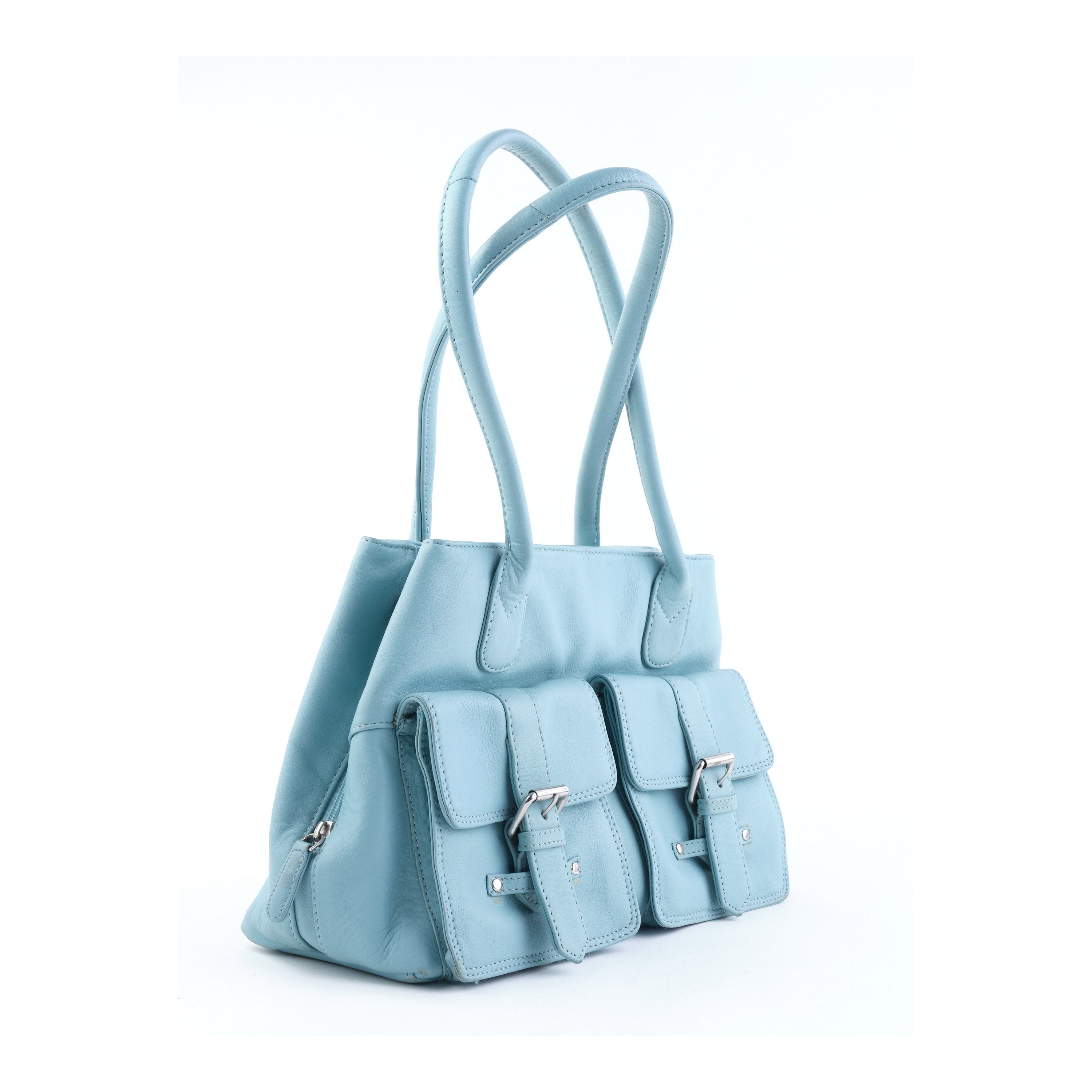 Vintage Courrèges Patent Crinkle Bowler Bag – Recess