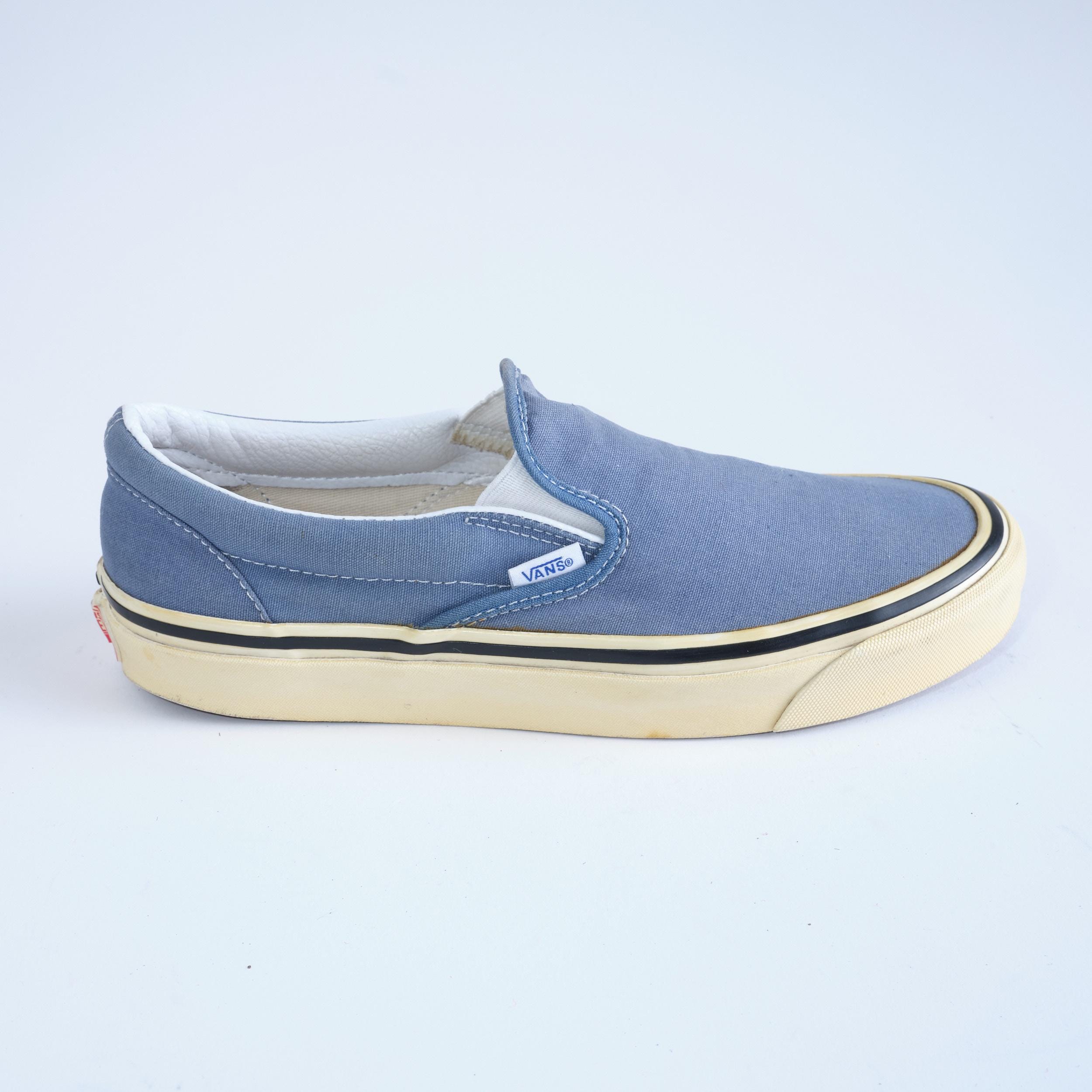 Navy Vans Slip On - Etsy Singapore