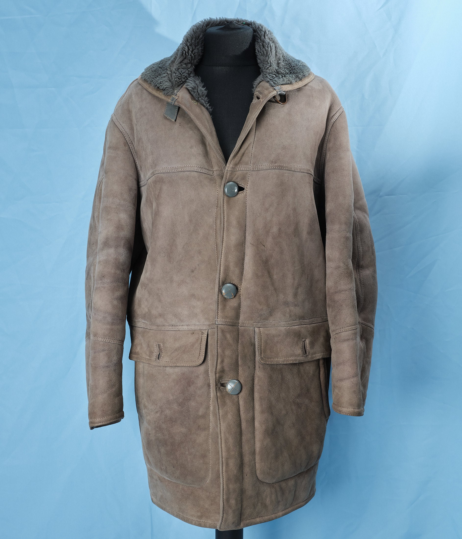 80s sheepskin coat