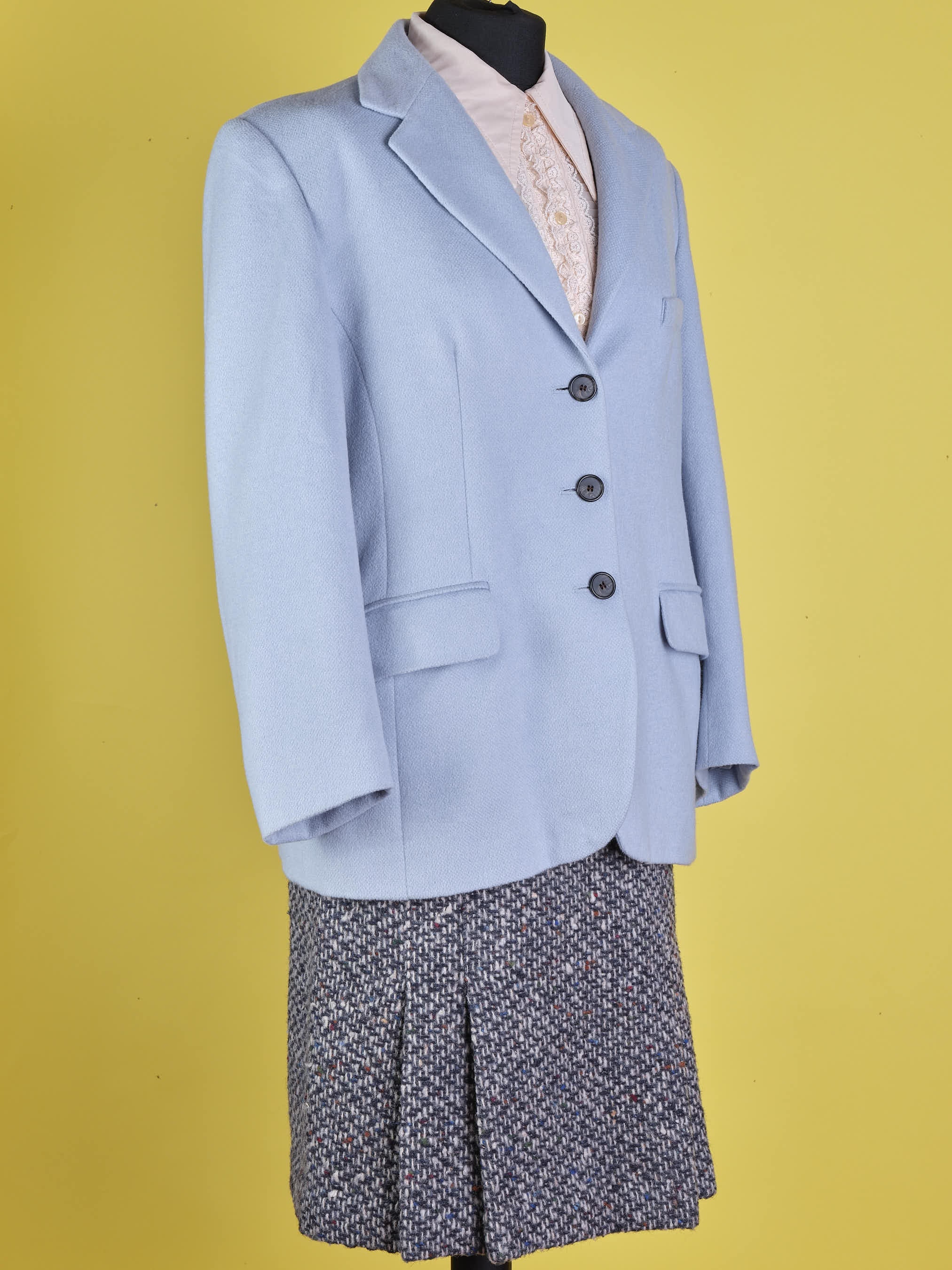 Style années 90, CLÉMENT Exquis blazer bleu Veste