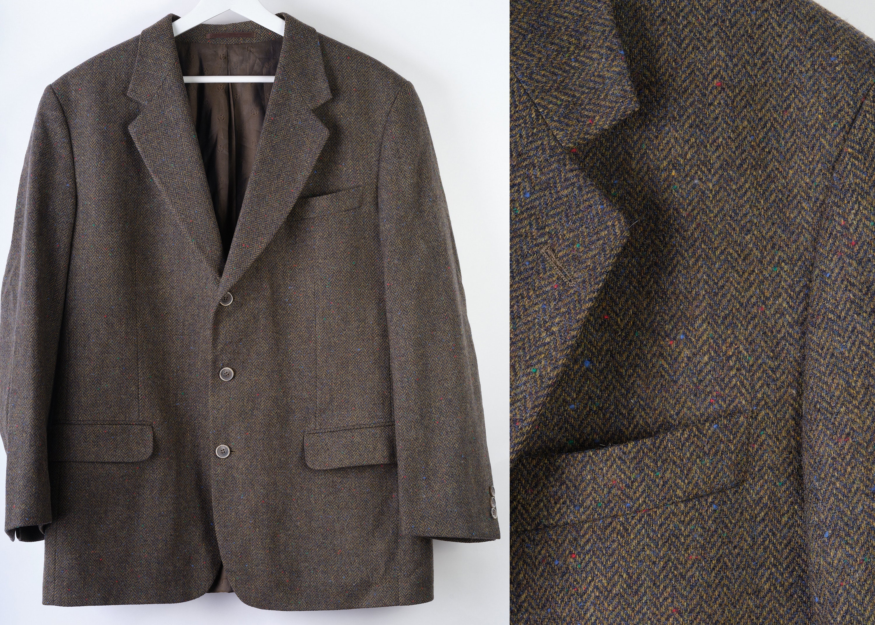 Shetland Wool Jacket   Etsy