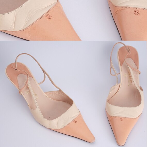 vintage chanel slingback