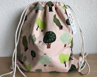 Forest Drawstring Backpack