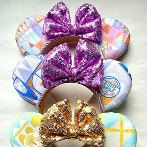 Hand made It’s a small world mouse ear headband