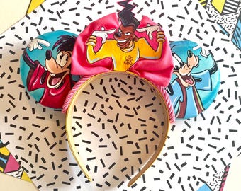 Hand made Goofy movie, Max, Goofy and  Powerline mouse ears headband
