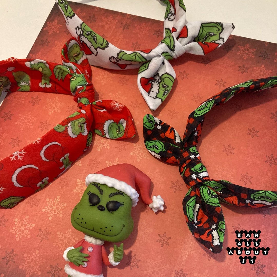 Hand Made the Grinch Who Stole Christmas Knotband Headbands Etsy