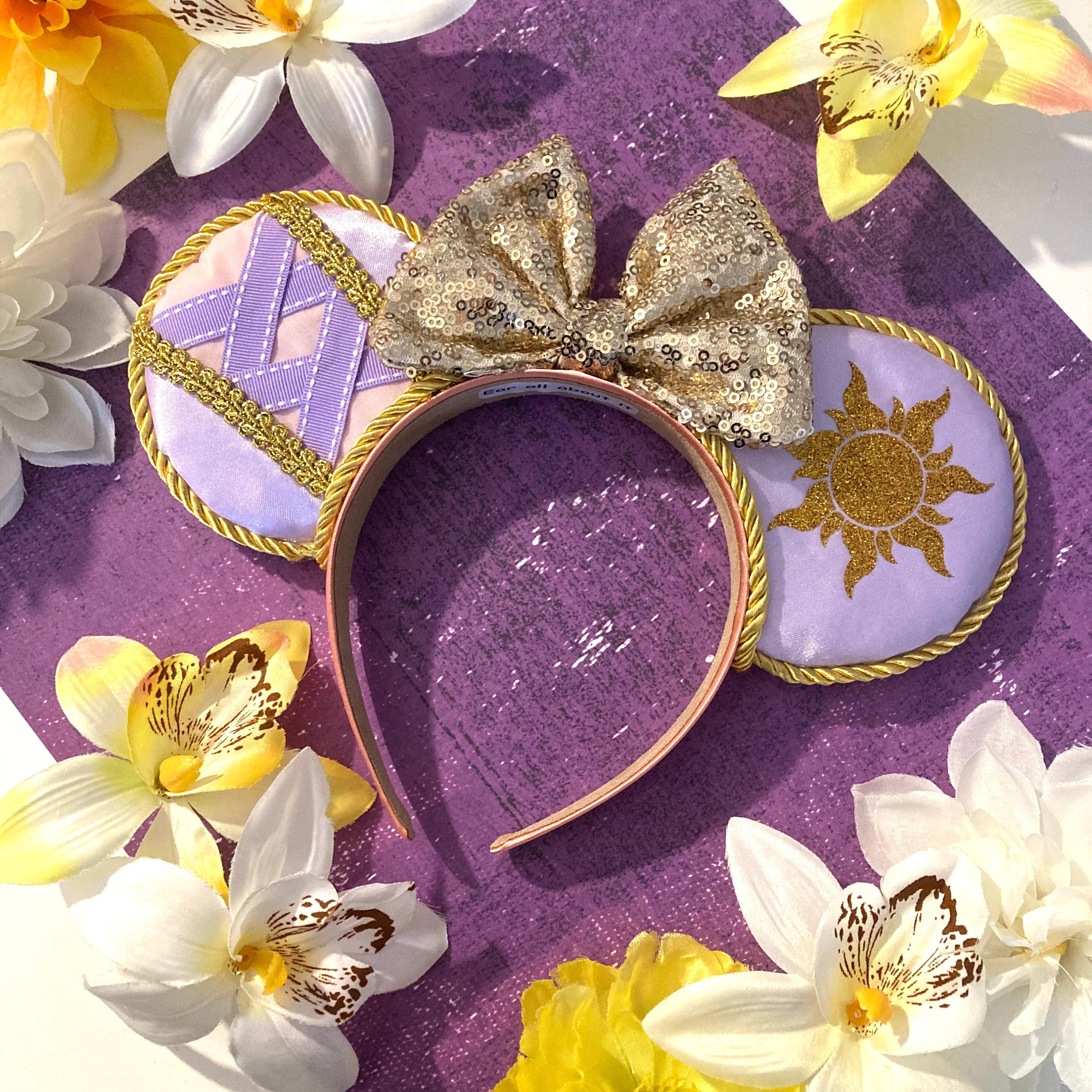 Diadema De Orejas De Ratón Para Mujer O Niña, Con Purpurina, Ideal Para Fiestas, Halloween O Cosplay De Princesa