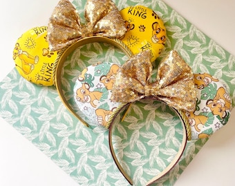 Custom handmade Lion king themed Mouse ears headband