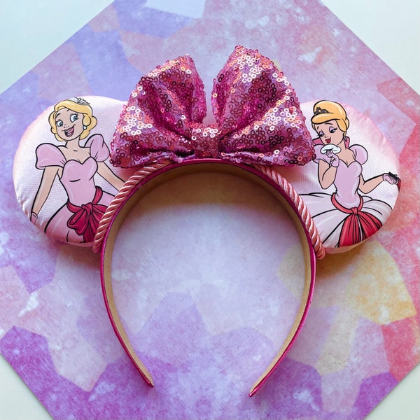 Kundenspezifische handgemachte Charlotte labouf, Lottie, Prinzessin und die Frosch-Mausohren Stirnband