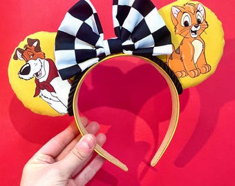 Hand made Oliver and Co inspired mouse ears headband