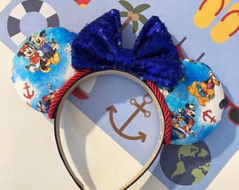 Custom hand made Disney cruise mouse ears