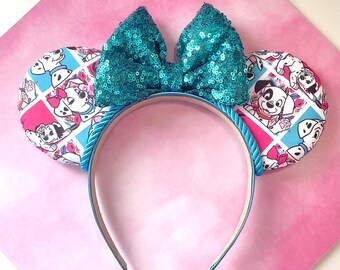 Custom handmade 101 Dalmatians themed Mouse ears headband