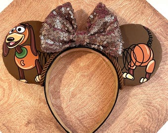 Handgemachte Toystory Slinky Hund Maus Ohrstirnband