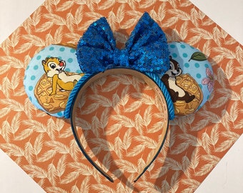 Hand made custom mouse ears chip and dale