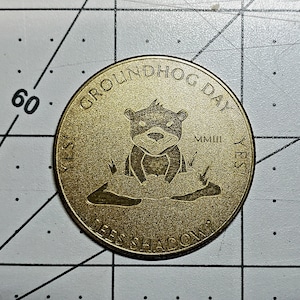 Groundhog Day Flip/Decision Coin