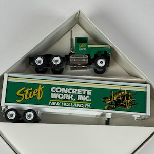 Winross Diecast 1990s Stief Concrete Truck Collectible New Holland PA Man Cave decor Local History