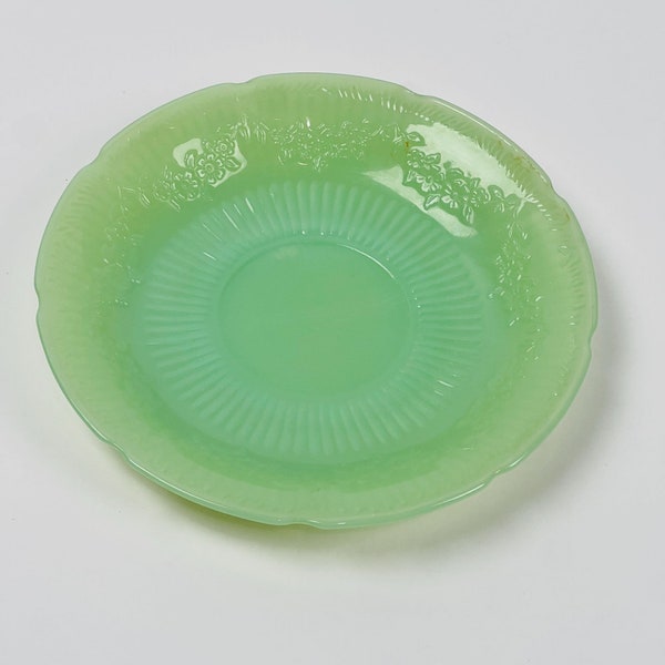 Vintage Fire King Replacement Jadeite Green Saucers Plates Alice Pattern